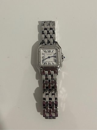 Reloj Cartier Panthère Plata y Blanco