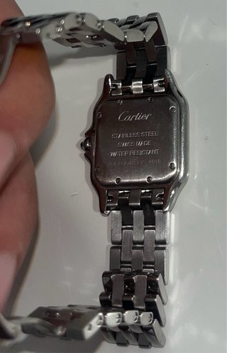 Reloj Cartier Panthère Plata y Blanco