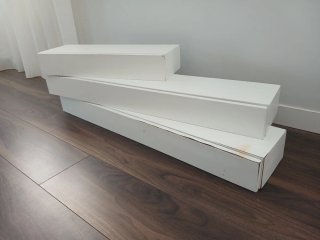 Set de 3 Estanterías Blancas