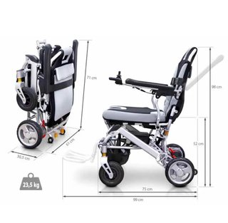 Silla de Ruedas Eléctrica Plegable