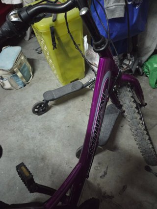 Bicicleta Morada Montaña 24 pulgadas