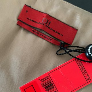 Vestido Carolina Herrera Dorado Talla M