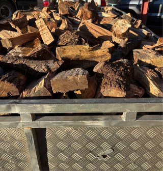 Leña para chimenea o barbacoa cocina carbon