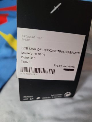 Sudadera PreMatch FC Barcelona 4ta Temporada 25/26