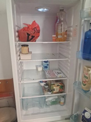 Nevera con Congelador Blanca