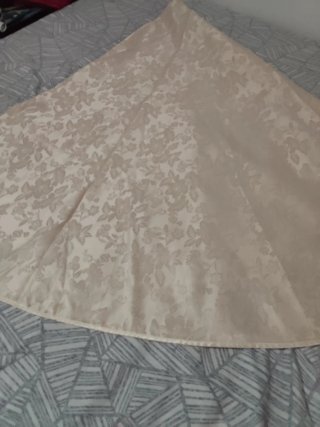 Mantel Redondo Jacquard Floral Vintage 220 cm