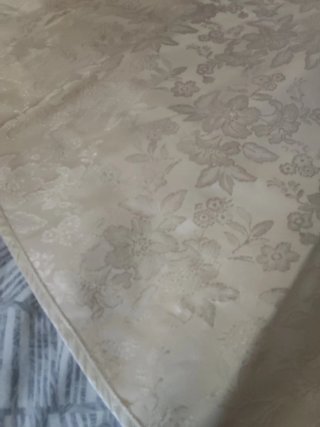 Mantel Redondo Jacquard Floral Vintage 220 cm