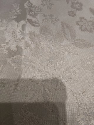Mantel Redondo Jacquard Floral Vintage 220 cm