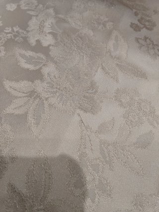 Mantel Redondo Jacquard Floral Vintage 220 cm