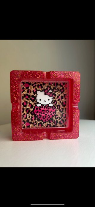 Cenicero Hello Kitty Rosa
