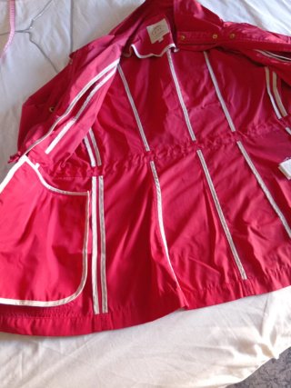 Chaqueta de señora roja