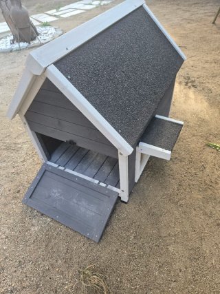 Casita para gatos VEVOR exterior madera