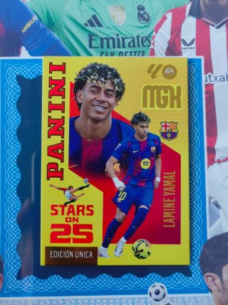 Cromo Panini Lamine Yamal Stars on 25