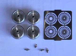 Llantas aluminio para clásicos de slot/Scalextric