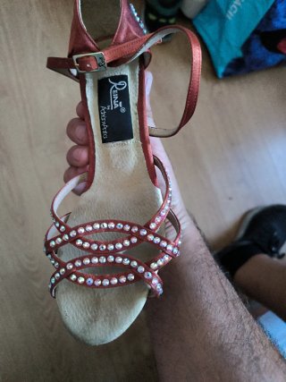 Zapatos baile de salsa y bachata .dos usos