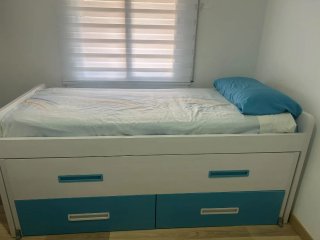 Cama nido juvenil con 2 cajones y colchón