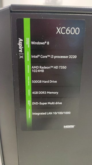Ordenador Acer XC600