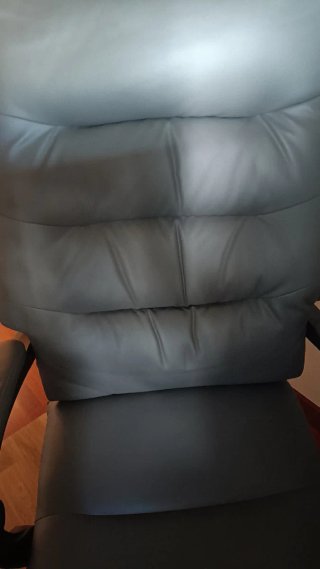 Sillón de oficina polipiel gris Nueva
