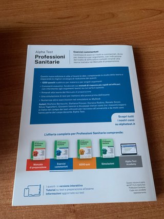 libri alpha test professioni sanitarie test