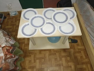 Set de 14 Platos de Porcelana