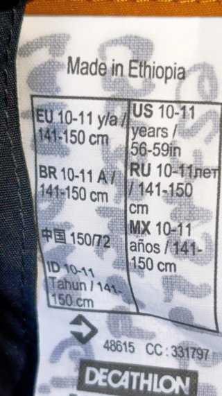 Chaqueta impermeable Quechua niño