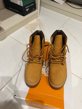 Timberland Stivali Giallo/Marrone Nuovi