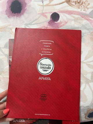 libro de texto Matemáticas 4° de la ESO.