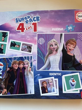 Puzzle Educa Frozen 4 en 1