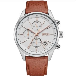 Reloj BOSS Grand Prix 44mm Piel Calada