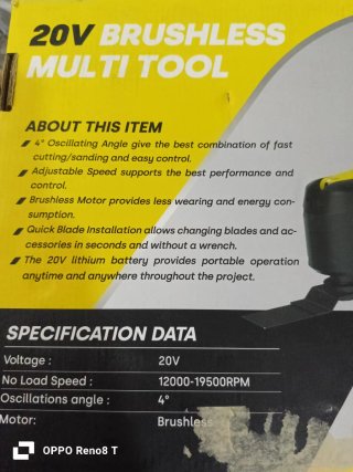 Herramienta Multiusos Enventor 20V