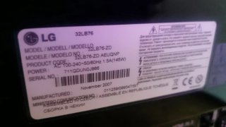 Televisión LG 32 pulgadas