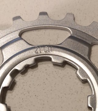 Coronas Campagnolo de Miche 11V última posición.
