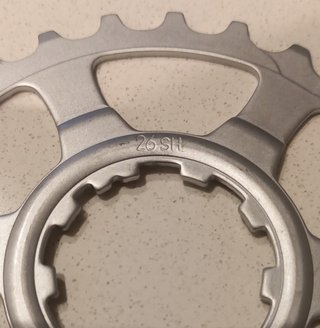 Coronas Campagnolo de Miche 11V última posición.