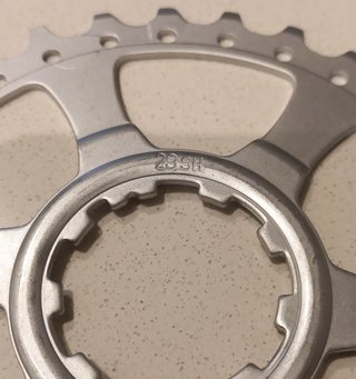 Coronas Campagnolo de Miche 11V última posición.
