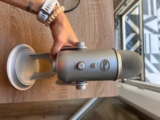Micrófono Blue Yeti USB Plateado