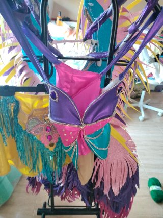 Disfraz Carnaval Brillante Talla Única