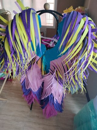 Disfraz Carnaval Brillante Talla Única