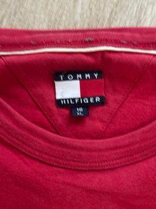 Camiseta Manga Larga Tommy Hilfiger Roja