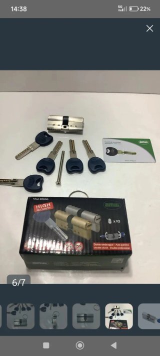 Cilindro de seguridad AMIG 30-30