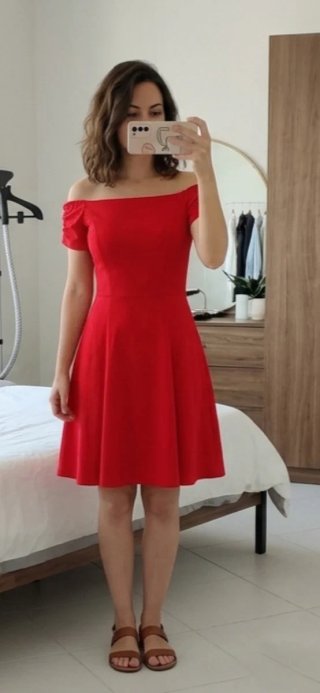 Vestito rosso