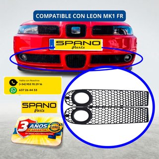 Rejilla fr antinieblas seat leon FR mk1