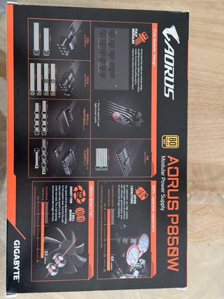 Fuente Alimentación Gigabyte Aorus P850W 80+ Gold