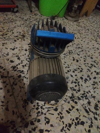 Compresor de aire azul
