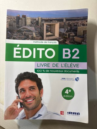 Edito B2 Livre de l'élève