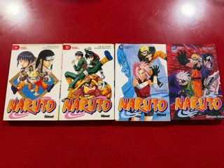 Naruto mangas 9, 10, 30 y 60