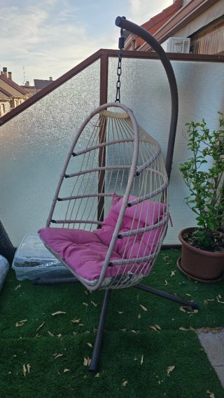 Sillón Colgante de Ratán