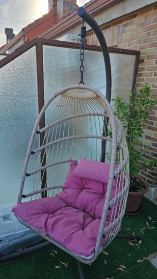 Sillón Colgante de Ratán