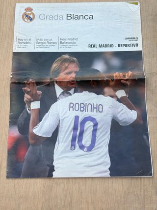 Colección revistas del equipo de fútbol Madrid