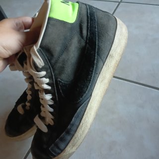 ​Nike Blazer Mid Vintage scamosciate nere e verde