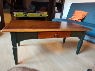 Mesitas auxiliares madera vintage